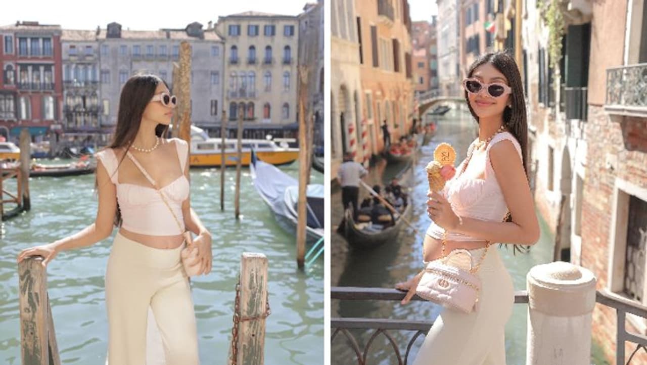 कोर्सेट स्टाइल स्लीवलेस टॉप