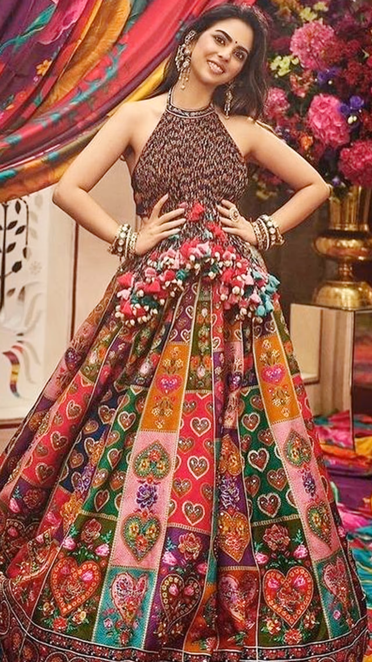 Isha Ambani at Anant Haldi Function Isha Ambani at Anant Haldi Function