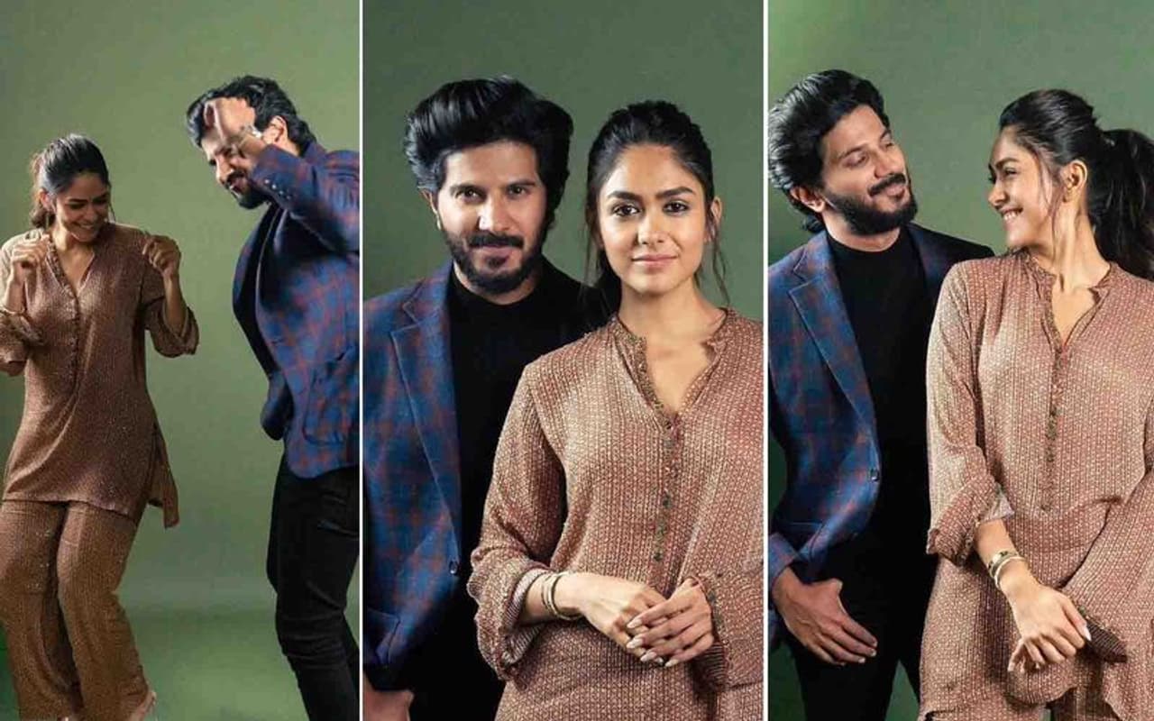 Mrunal Thakur, Dulquer Salmaan Mrunal Thakur, Dulquer Salmaan
