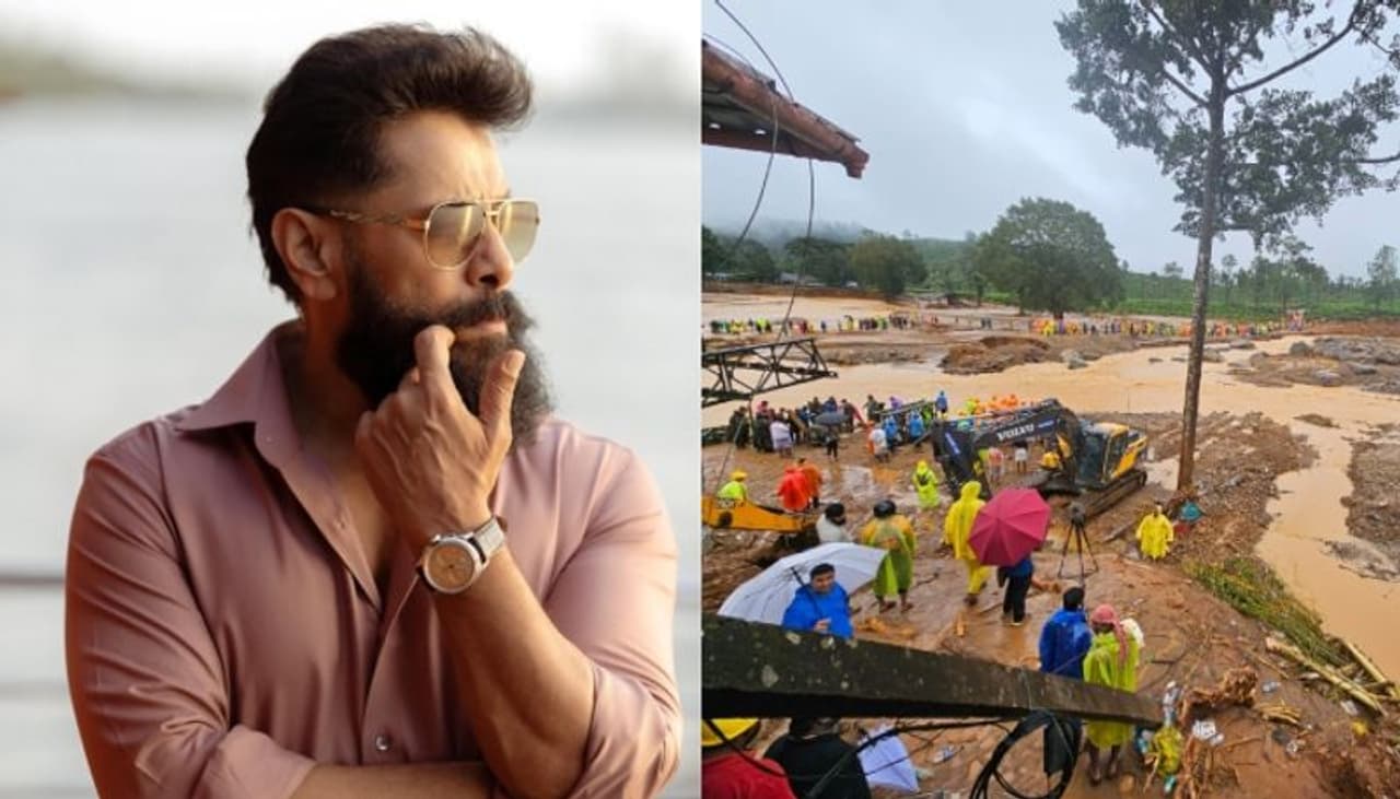 Actor Chiyaan Vikram donates 20 lakhs to Wayanad Actor Chiyaan Vikram donates 20 lakhs to Wayanad
