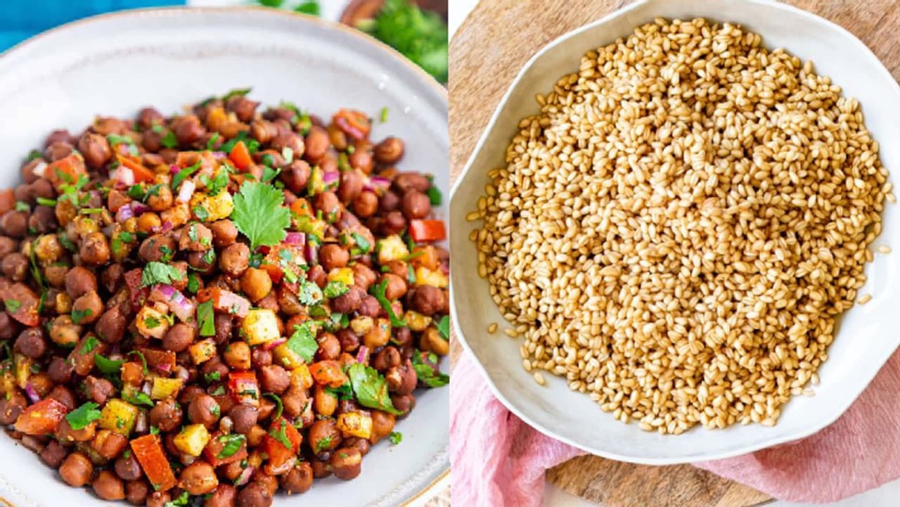 उबले गेंहू चने का भोग