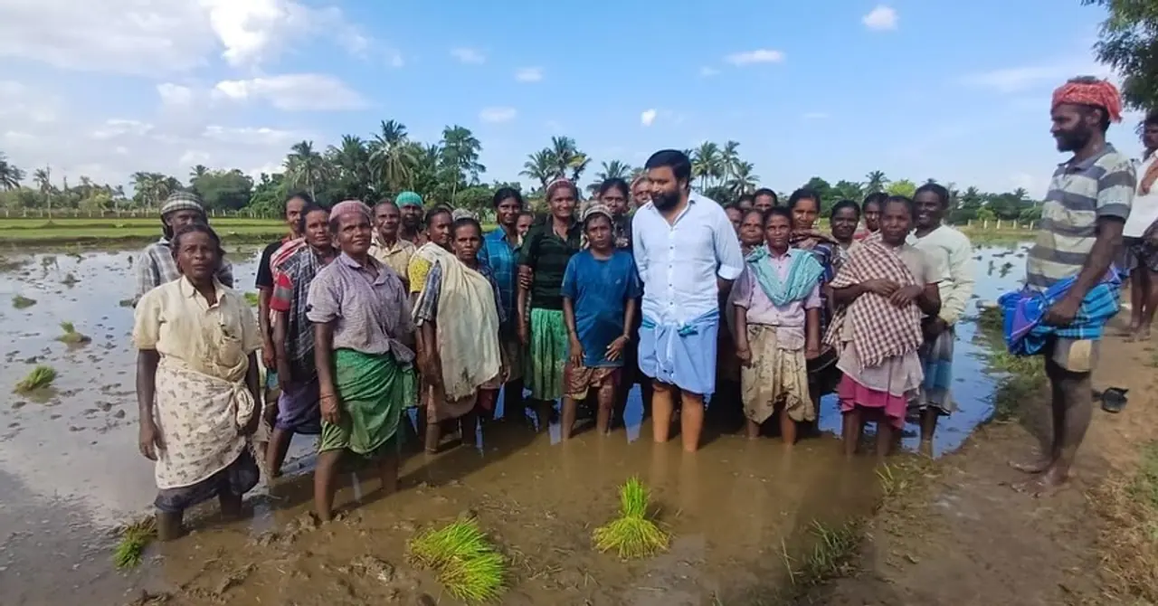 விவசாயம் செய்யம் சசிகுமார்