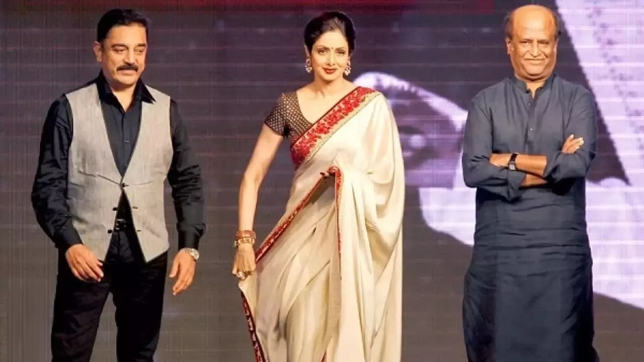 sridevi with rajini and kamal