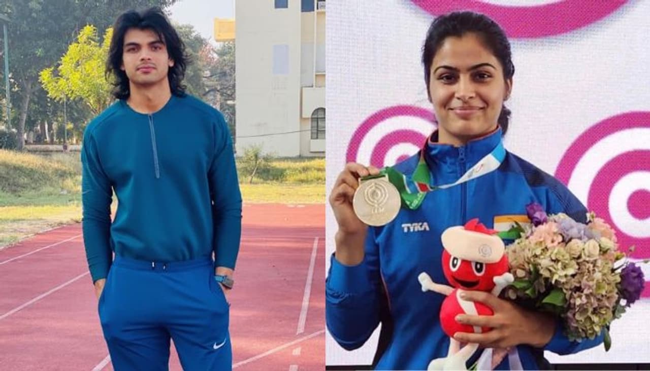 Neeraj Chopra Manu Bhaker Neeraj Chopra Manu Bhaker