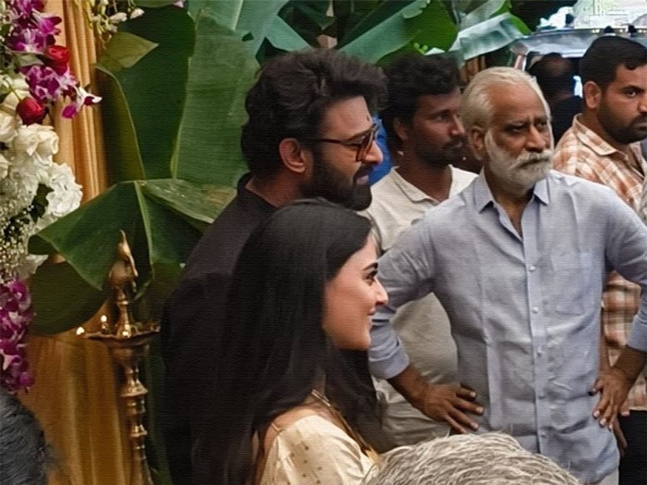 Prabhas, Hanu , Iman Esmail Prabhas, Hanu , Iman Esmail