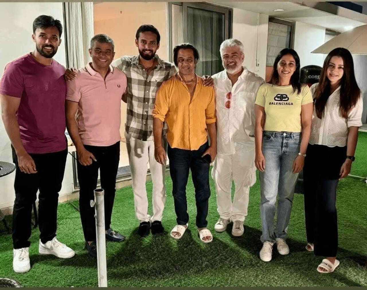 Ajith in Vidaamuyarchi Team