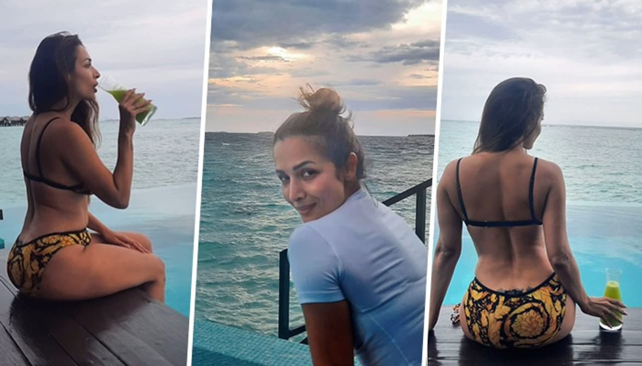 मलायकाचे मालदीव्समधील फोटो व्हायरल मलायकाचे मालदीव्समधील फोटो व्हायरल