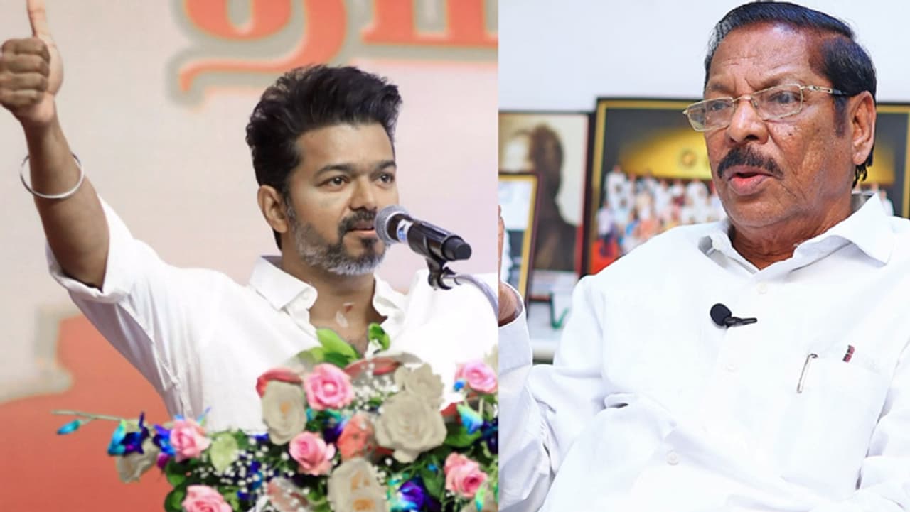 விஜயை விமர்சித்த ஆர்.எஸ். பாரதி விஜயை விமர்சித்த ஆர்.எஸ். பாரதி