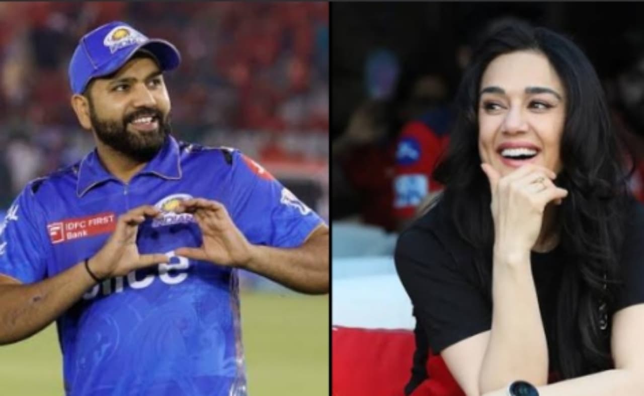 Preity Zinta, Rohit Sharma, IPL 2025