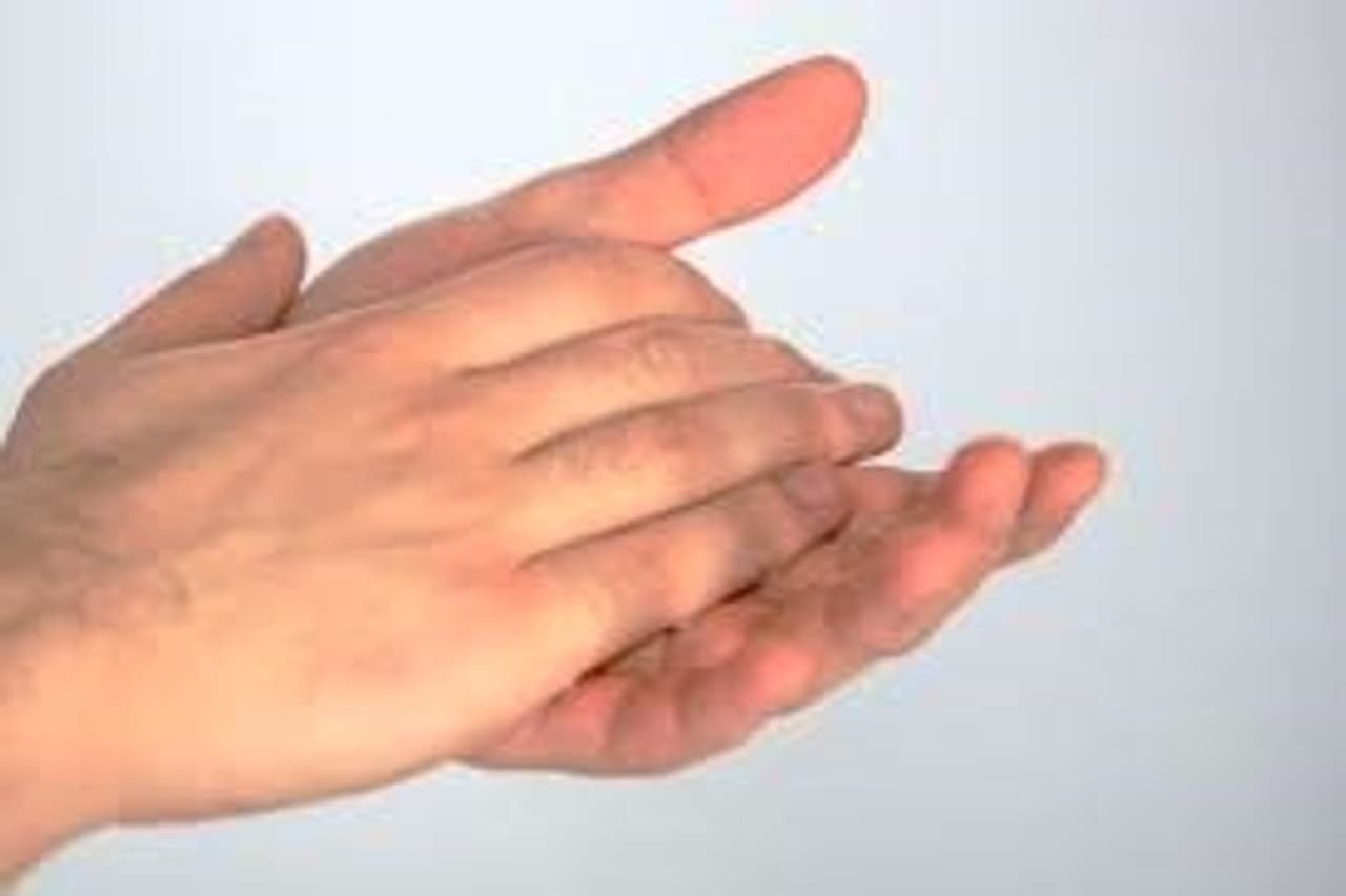 rubbing hands rubbing hands