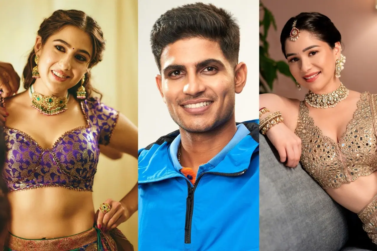 Shubman Gill, Sara Tendulkar, Sara Ali Khan