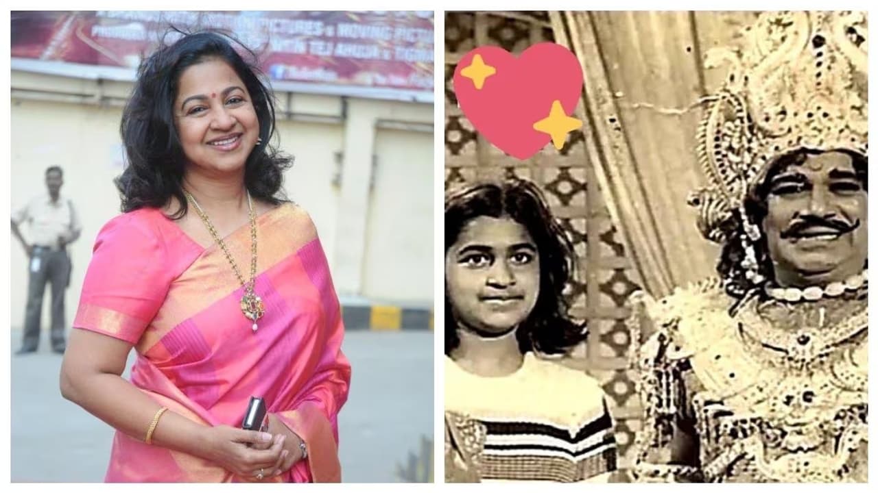 Radhika Father MR Radha