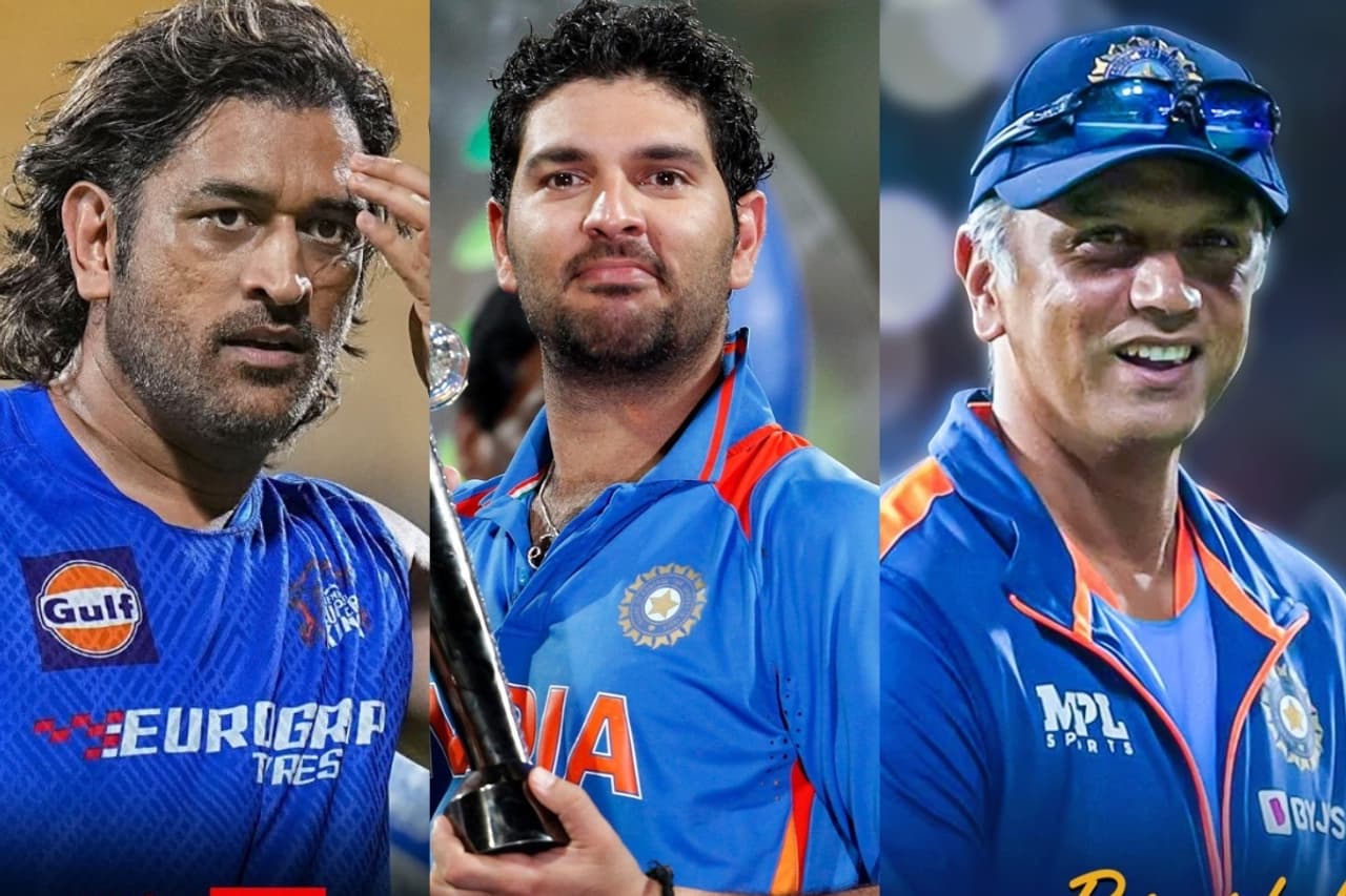 MS Dhoni, Rahul Dravid, Yuvraj Singh,
