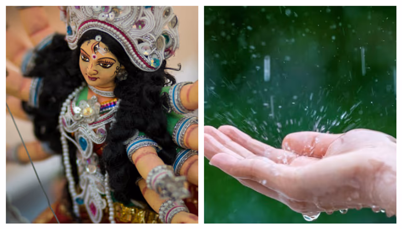 পুজোতে বৃষ্টি পুজোতে বৃষ্টি