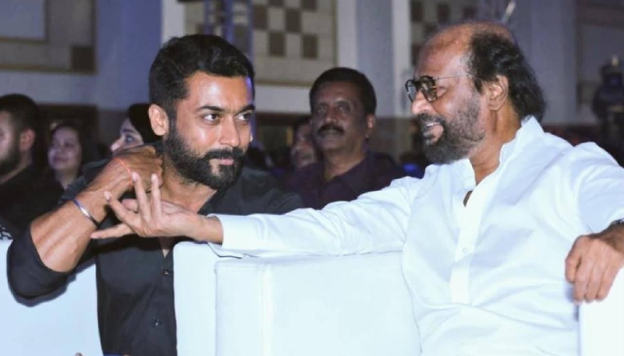 Suriya and Rajini Suriya and Rajini