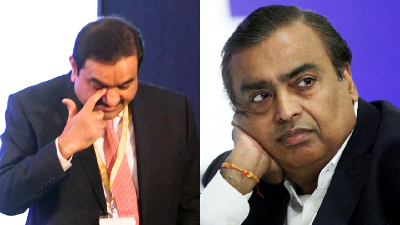 Ambani Adani Wealth Loss