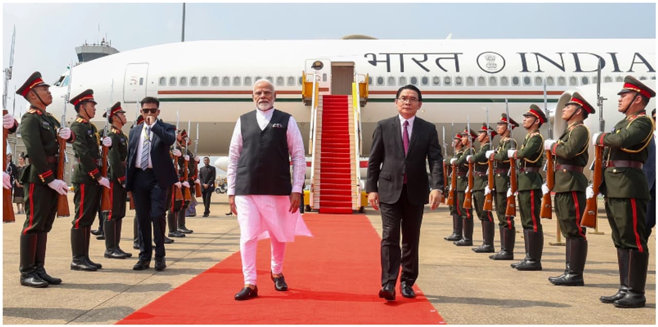 PM Modi Laos Visit PM Modi Laos Visit