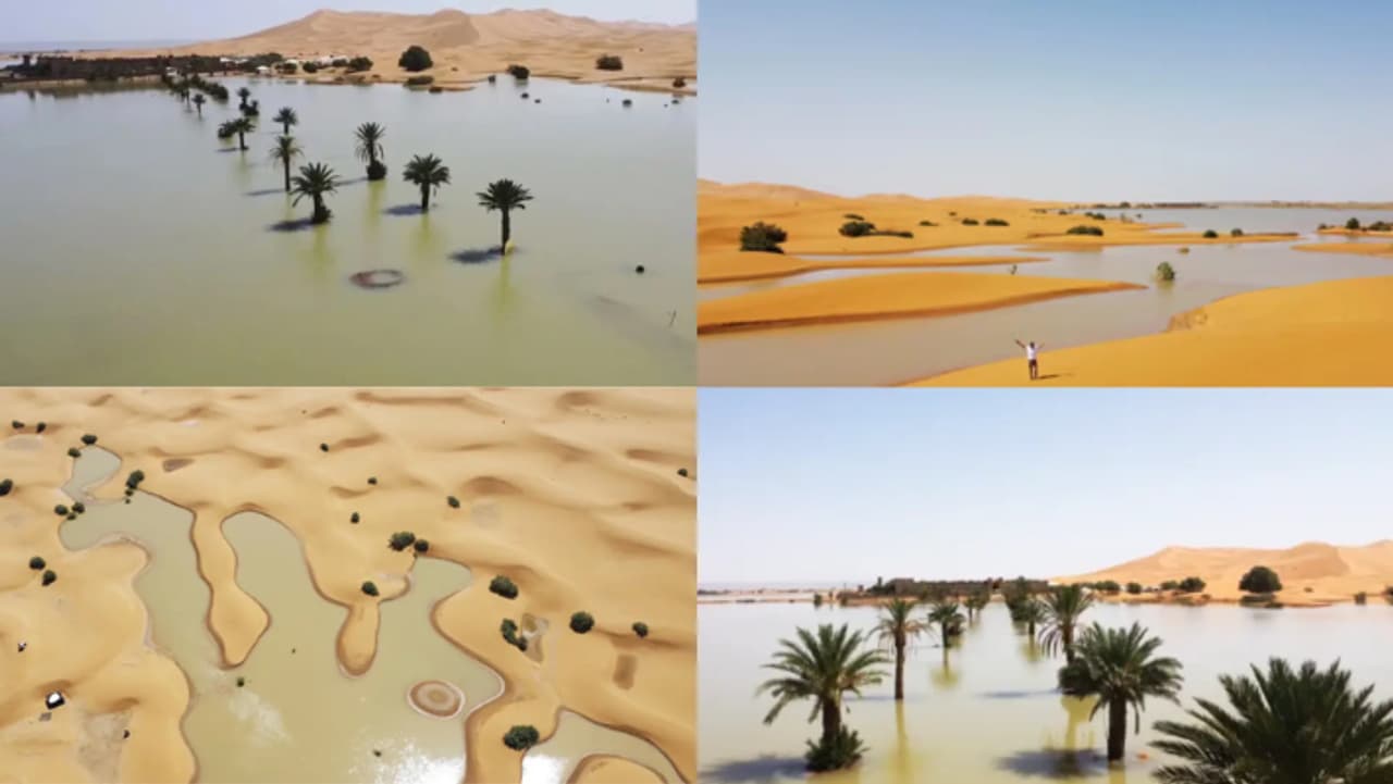 Sahara Desert Floods Reason