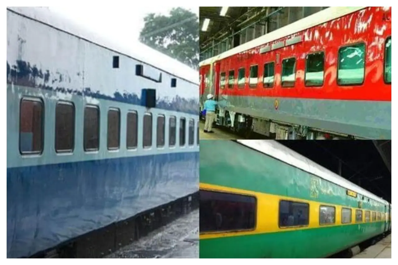 Train Color in India Train Color in India