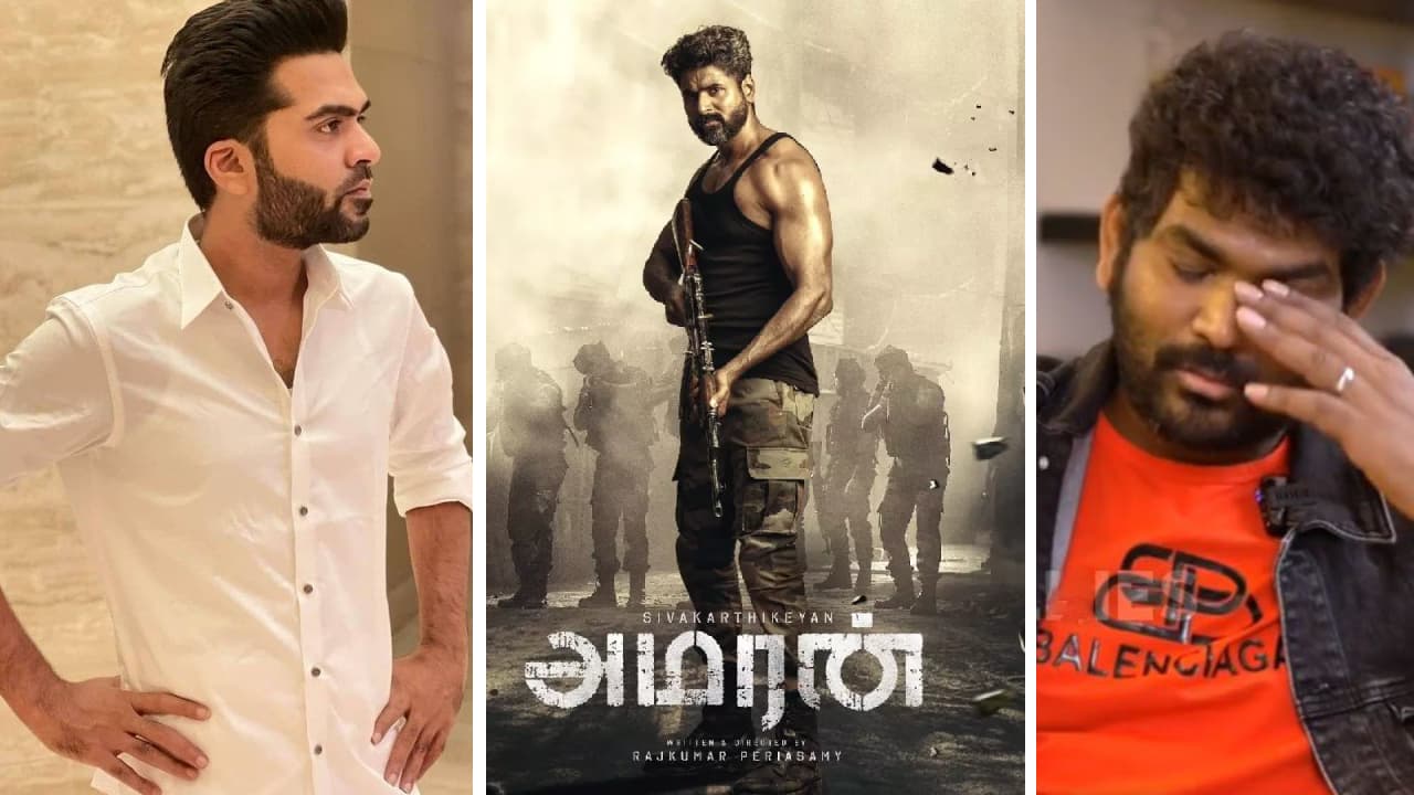 Simbu and Vignesh Shivan Watched Amaran Movie