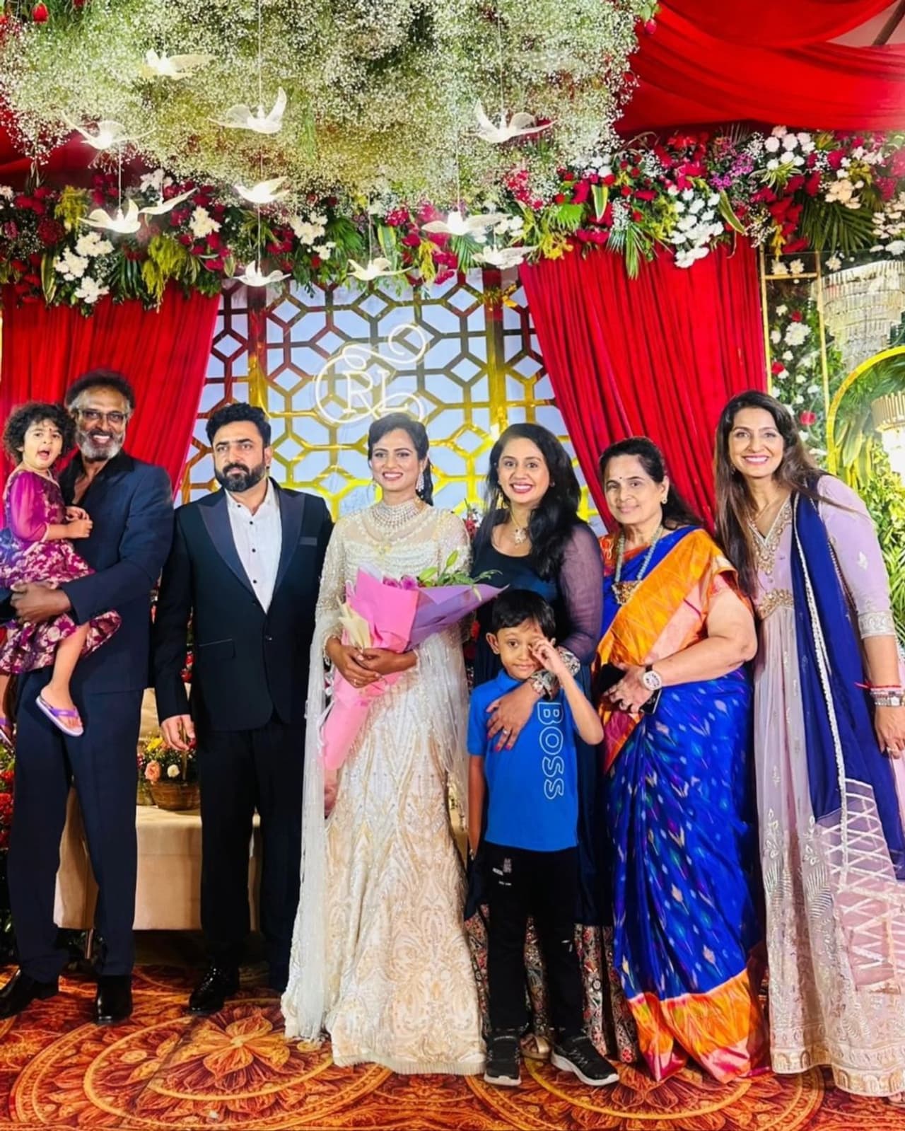 Ramya Pandian wedding Reception