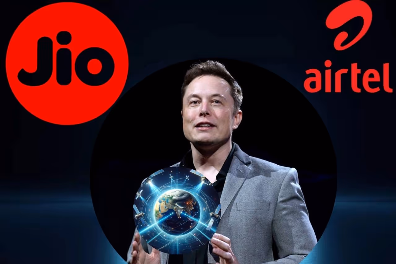 Jio, Airtel, Starlink, Elon Musk