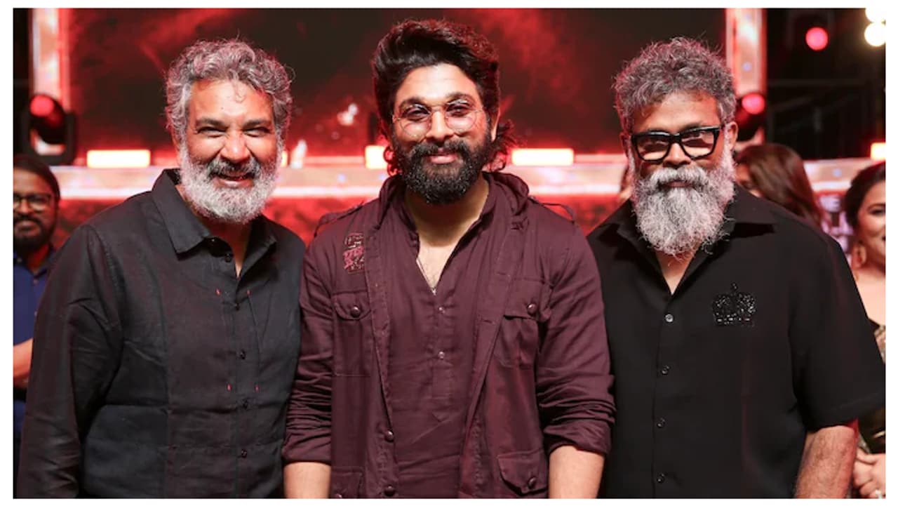 Rajamouli, Allu Arjun, Sukumar Rajamouli, Allu Arjun, Sukumar