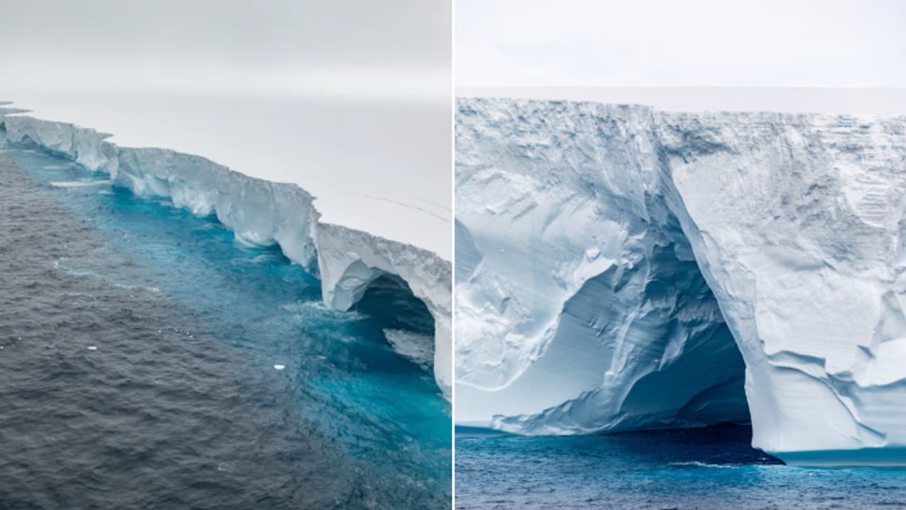 World's Largest Iceberg Breaks World's Largest Iceberg Breaks