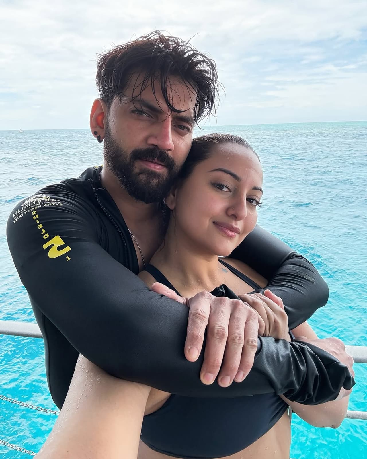 Sonakshi and Zaheer enjoying quality time