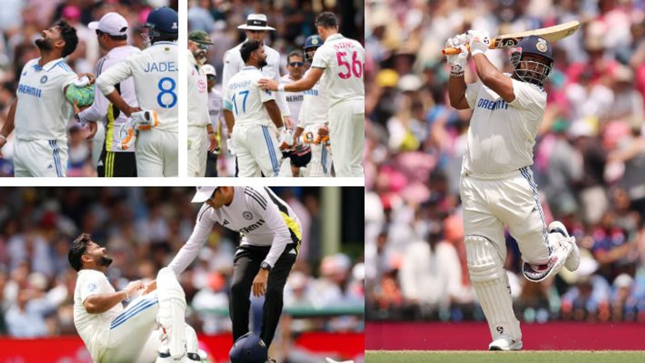 IND vs AUS 5th Test, Rishabh Pant Injury