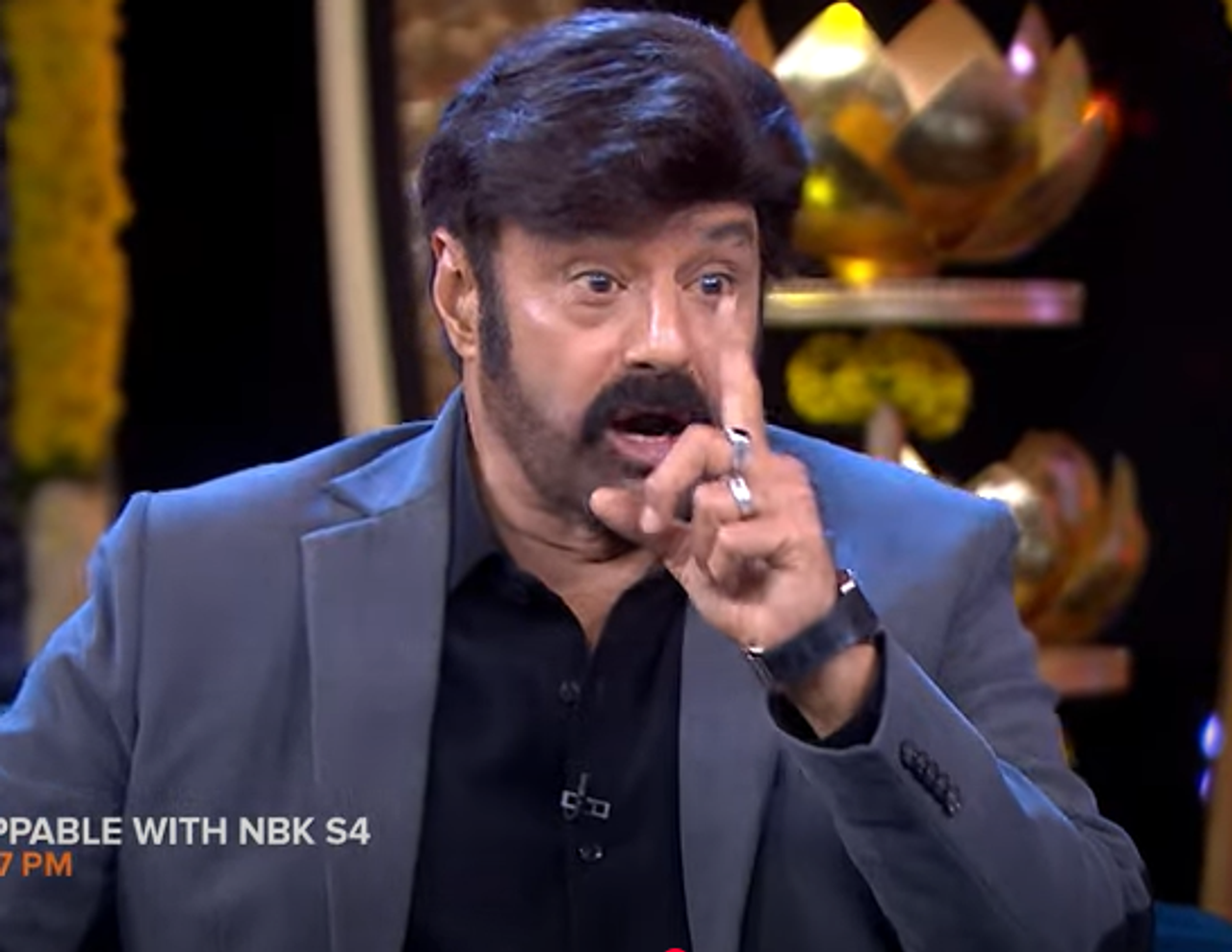 balakrishna (aha unstoppable show ) balakrishna (aha unstoppable show )