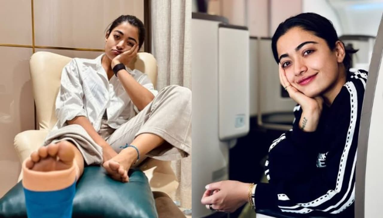 Rashmika Mandanna injured while gym workout Rashmika Mandanna injured while gym workout