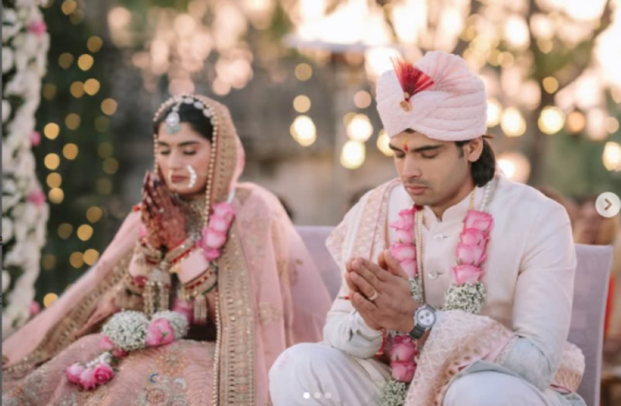 Neeraj Chopra Himani Wedding