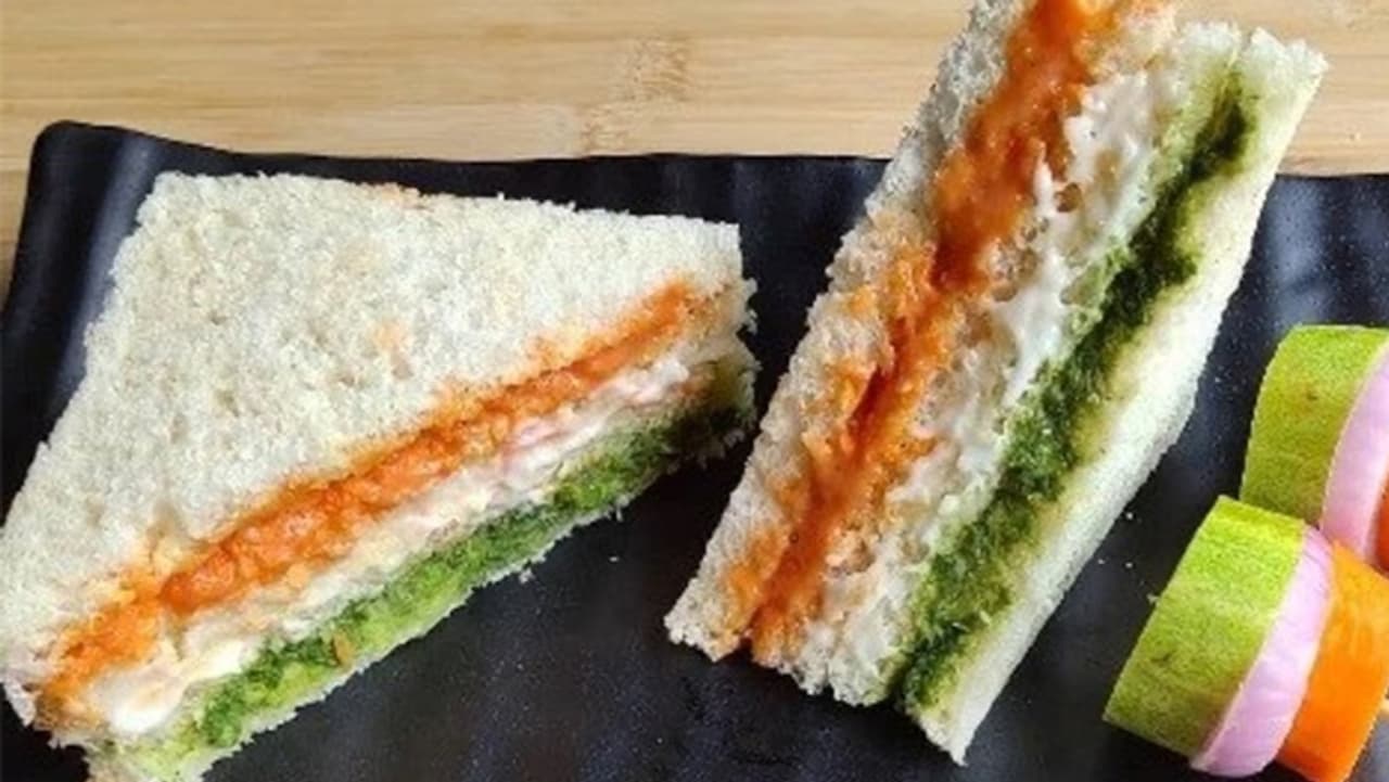 1. तिरंगा सैंडविच 1. तिरंगा सैंडविच