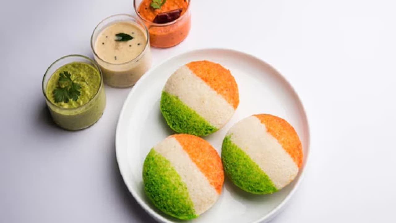 1. Tricolour Idli 1. Tricolour Idli