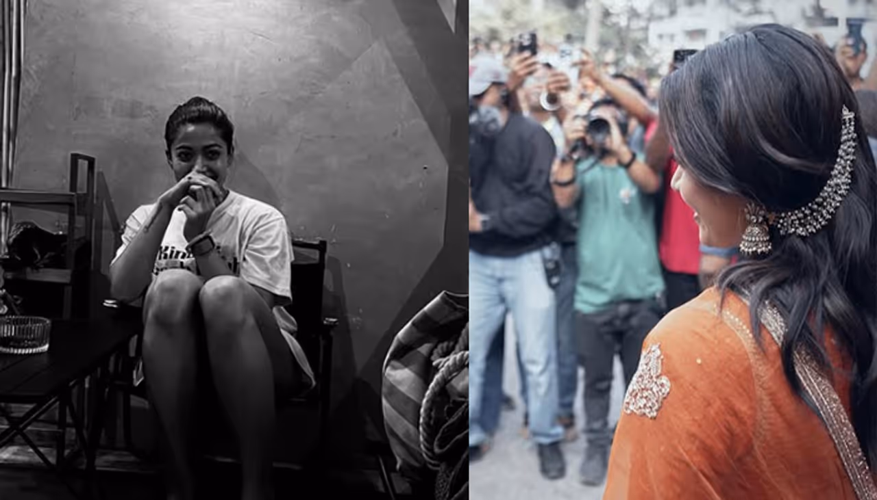 కాషాయపు దుస్తుల్లో రష్మిక కాషాయపు దుస్తుల్లో రష్మిక