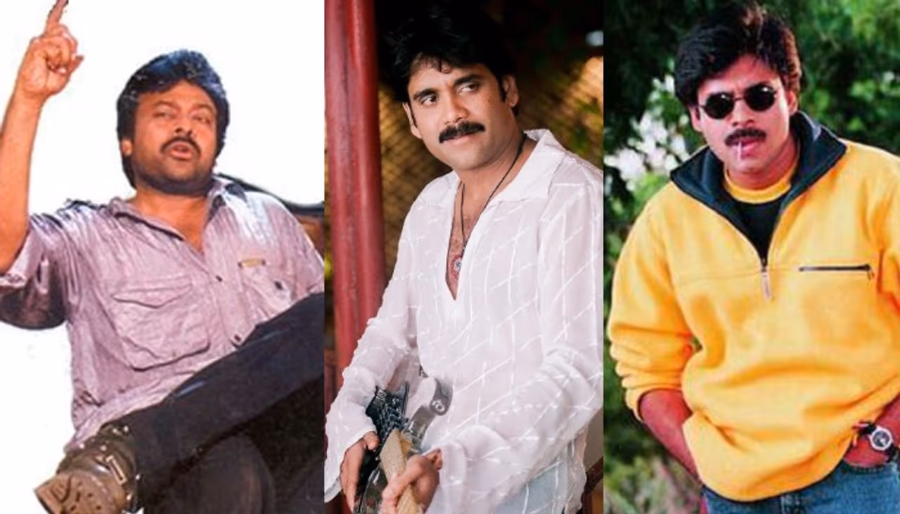 Chiranjeevi, Nagarjuna, Pawan Kalyan Chiranjeevi, Nagarjuna, Pawan Kalyan