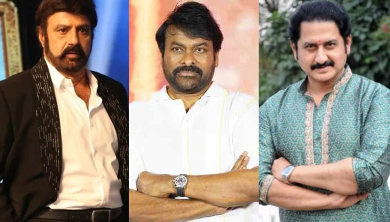 Suman, Chiranjeevi, Balakrishna Suman, Chiranjeevi, Balakrishna