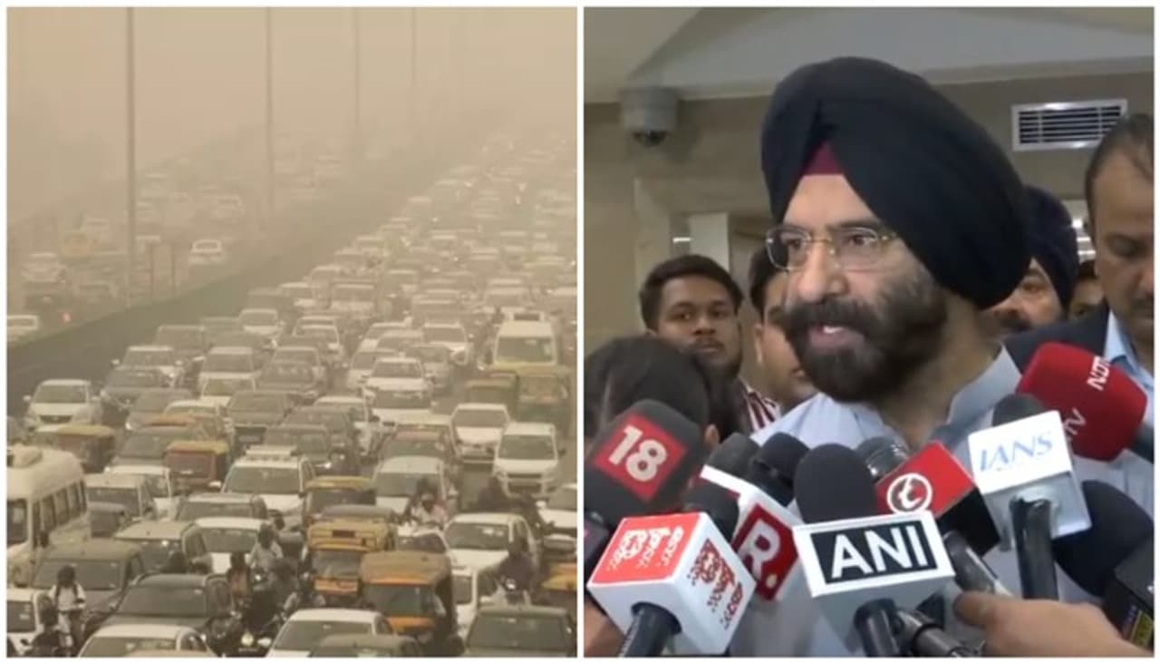 Delhi minister Manjinder Singh Sirsa on Pollution Delhi minister Manjinder Singh Sirsa on Pollution