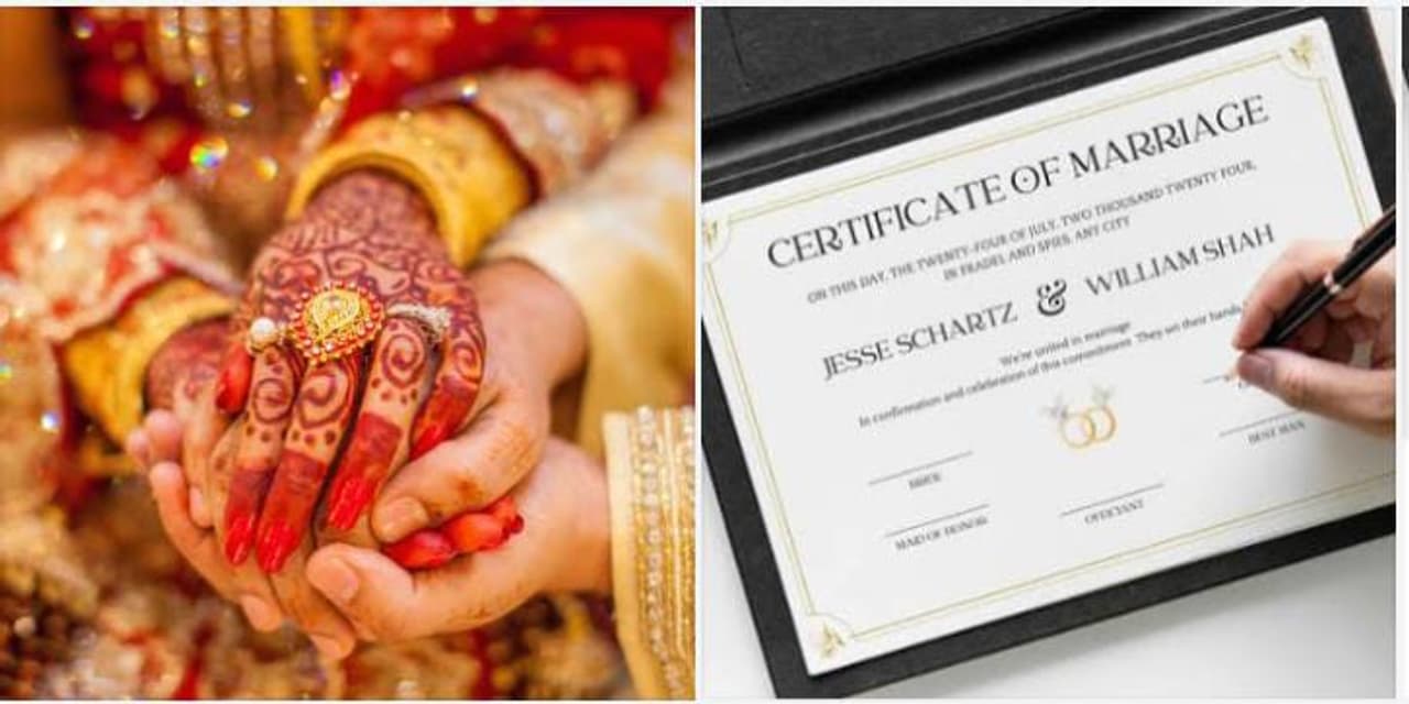 Marriage Certificate Marriage Certificate