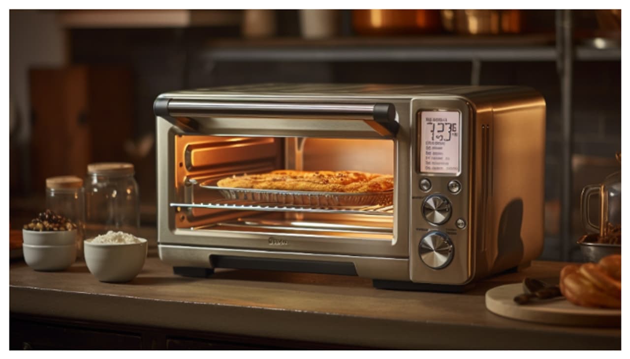 microwave oven in kitchen