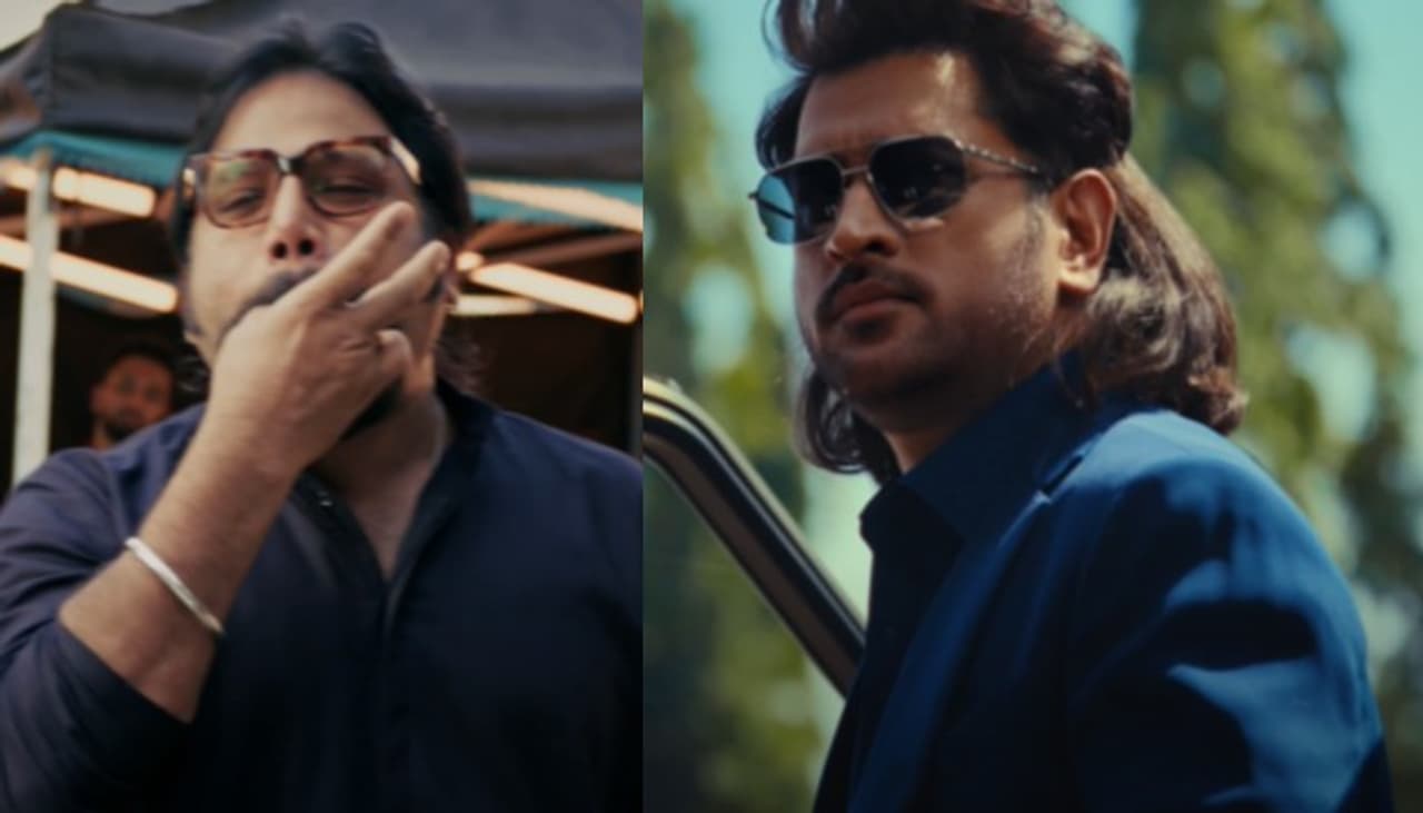 MS Dhoni and Sandeep Reddy Vanga MS Dhoni and Sandeep Reddy Vanga