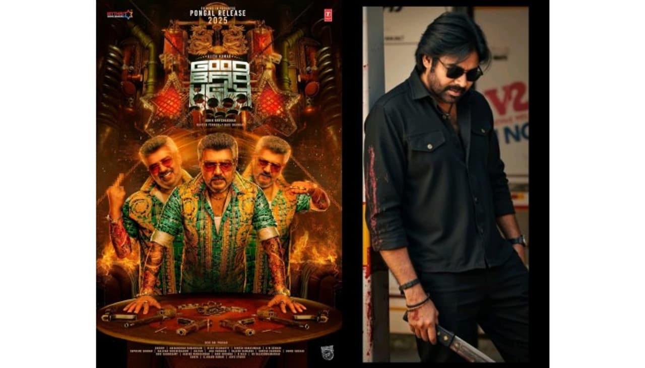 Pawan Kalyan OG and Ajith Kumar Good Bad and Ugly are Similar in telugu Pawan Kalyan OG and Ajith Kumar Good Bad and Ugly are Similar in telugu