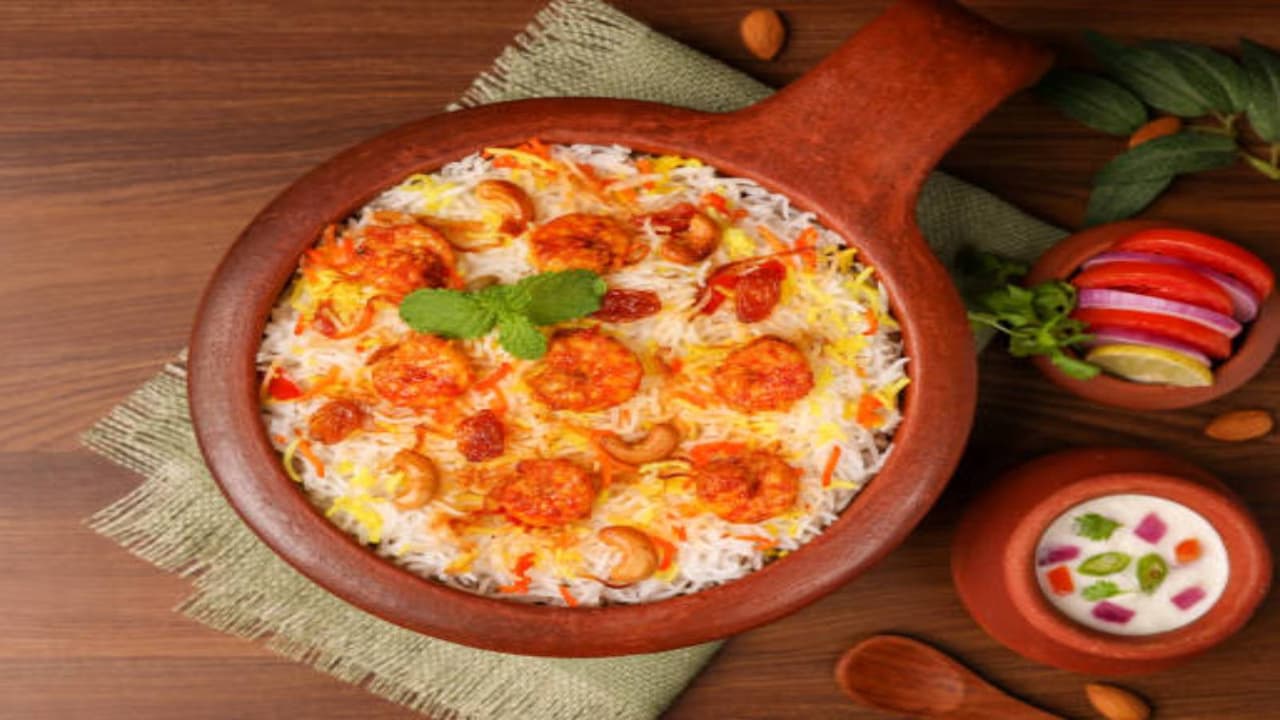 மலபார் இறால் பிரியாணி :