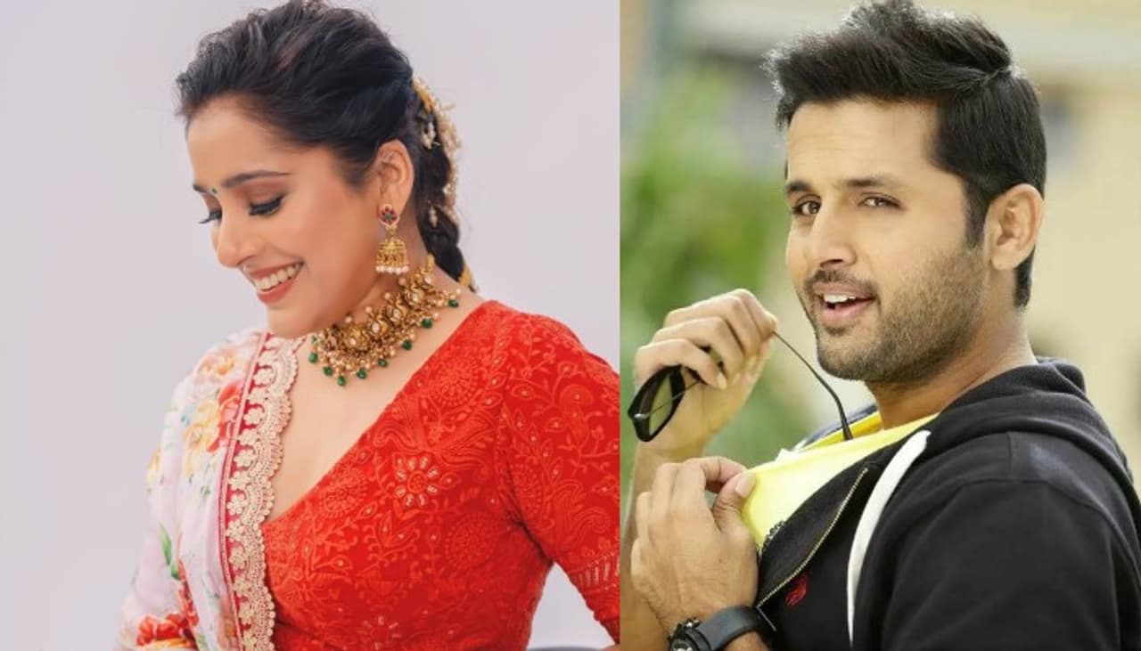 Anchor Rashmi Gautam, Nithiin