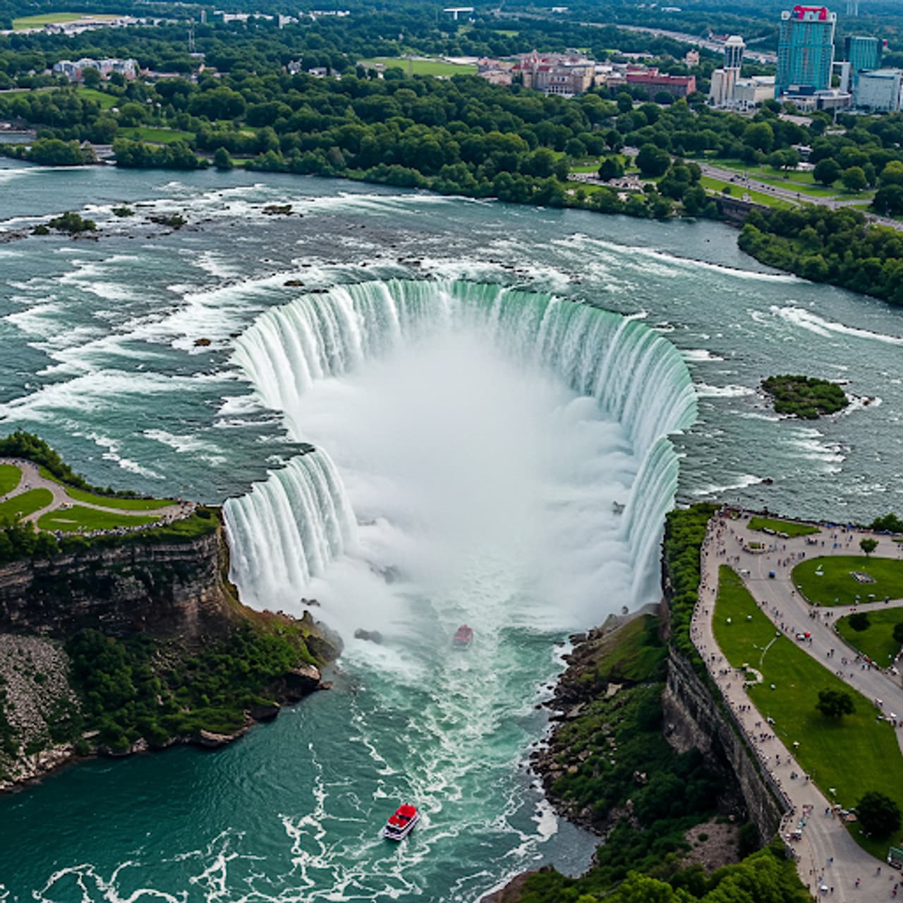 1. नायगारा फॉल्स, ओंटारियो 1. नायगारा फॉल्स, ओंटारियो