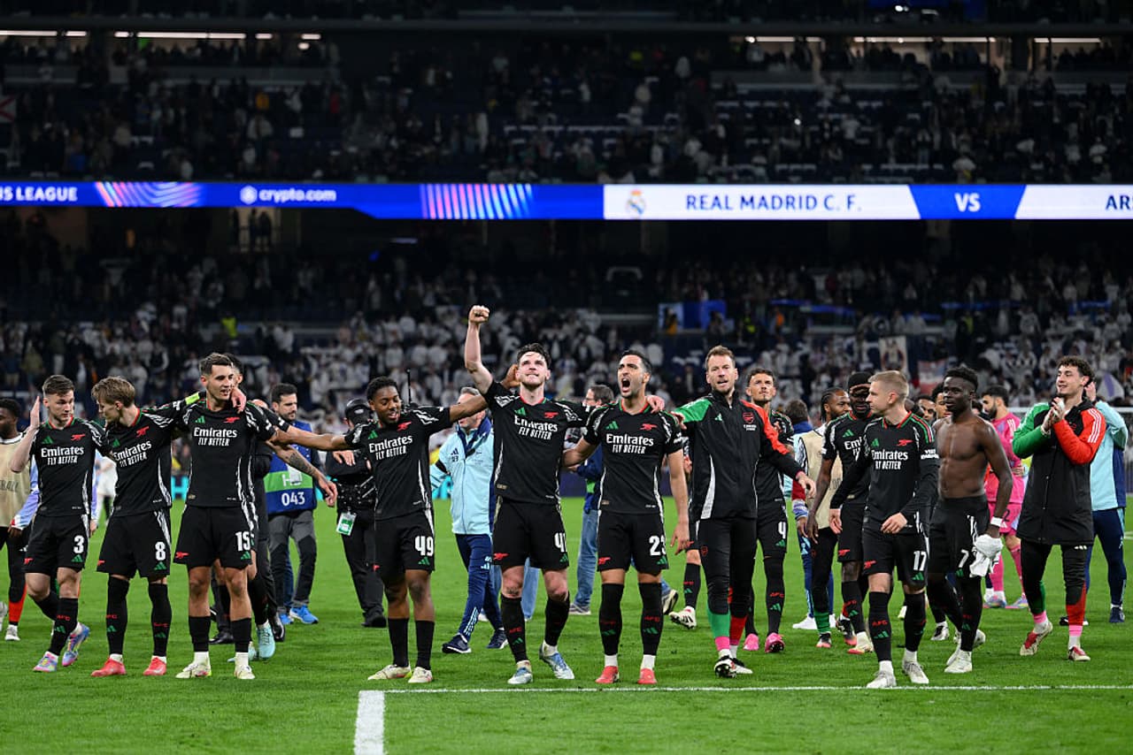 Arsenal Stun Bernabeu to Seal Semi Final Spot