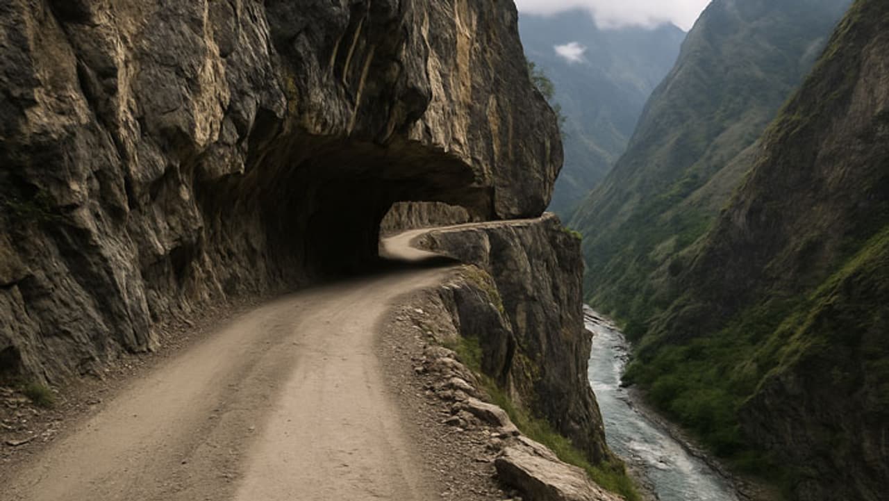 1. North Yungas Road, Bolivia 1. North Yungas Road, Bolivia