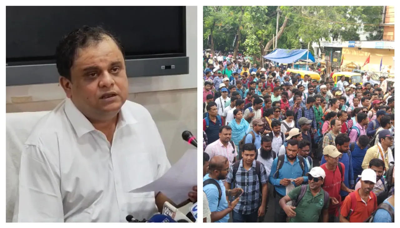 SSC ভবনের সামনে বিক্ষোভ