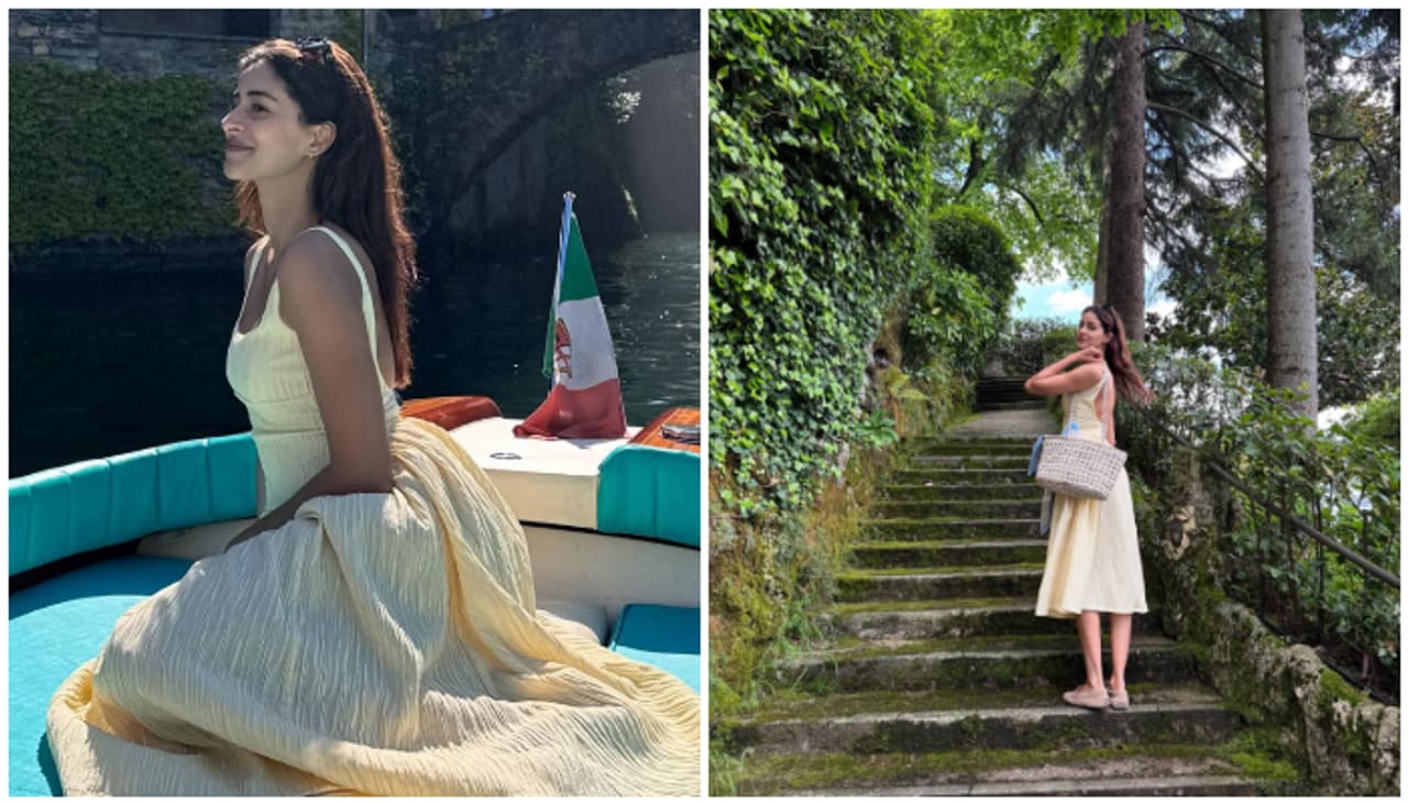 ఇటలీలో అనన్య పాండే అరంగేట్రం